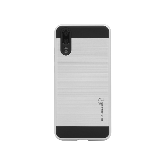 Huawei P20 - Gumiran ovitek (ARM-01) - srebrn