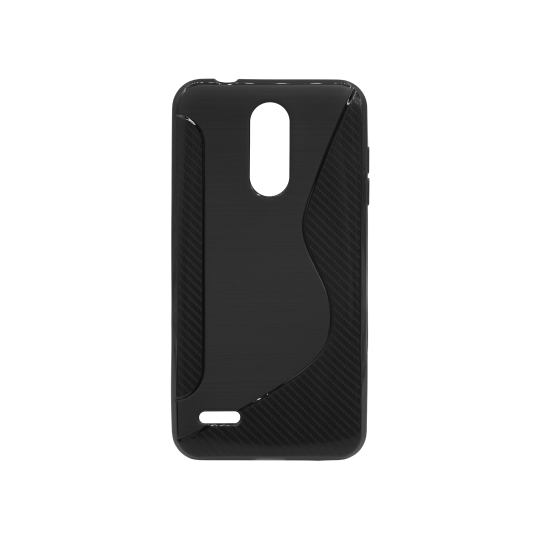 LG K8 (2018)/K9 - Gumiran ovitek (TPU) - črn CS-Type