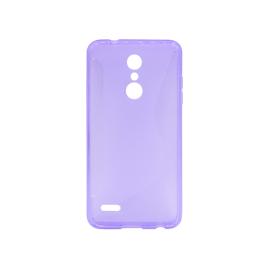 LG K10 (2018) / K11 - Gumiran ovitek (TPU) - vijolično-prosojen CS-Type