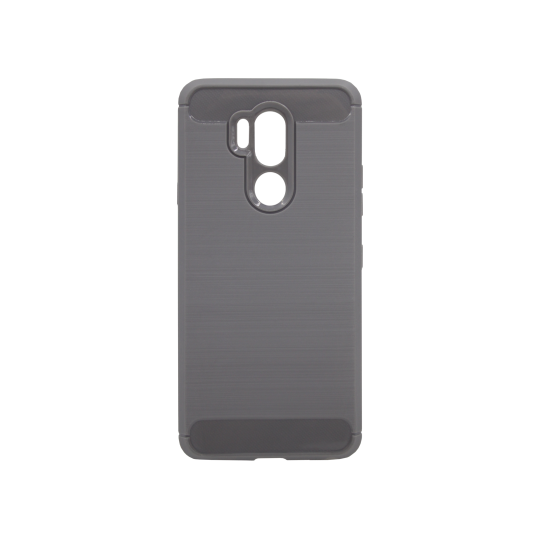 LG G7 ThinQ - Gumiran ovitek (TPU) - siv A-Type