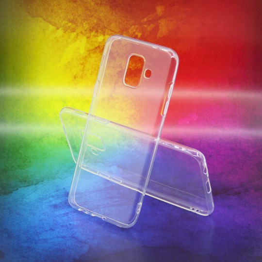 Samsung Galaxy A6 (2018) - Gumiran ovitek (TPUA) - prosojen