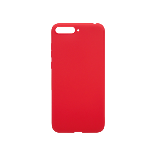 Huawei Y6 (2018) - Gumiran ovitek (TPU) - rdeč MATT