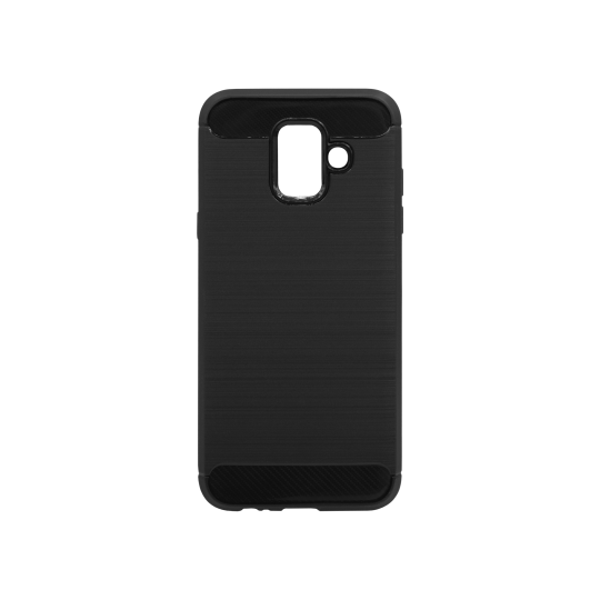 Samsung Galaxy A6 (2018) - Gumiran ovitek (TPU) - črn A-Type