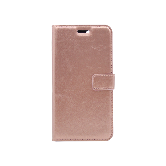 Huawei Y6 (2018) - Preklopna torbica (WLC) - roza-zlata