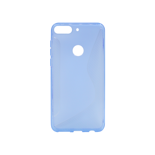 HTC Desire 12+ - Gumiran ovitek (TPU) - modro-prosojen CS-Type