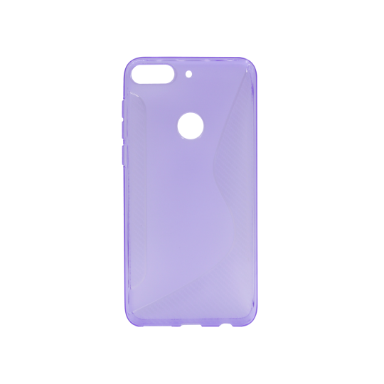 HTC Desire 12+ - Gumiran ovitek (TPU) - vijolično-prosojen CS-Type