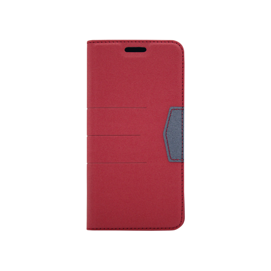 Samsung Galaxy A6+ (2018) - Preklopna torbica (47G) - rdeča