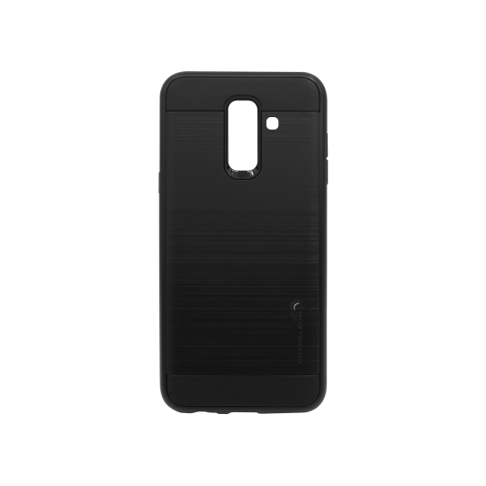 Samsung Galaxy A6+ (2018) - Gumiran ovitek (ARM-01) - črn