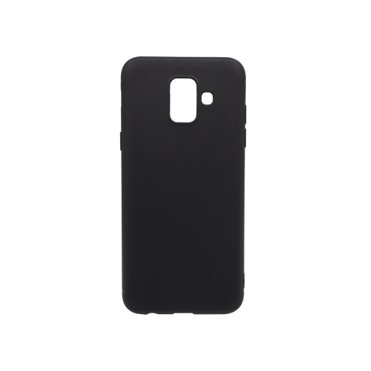 Samsung Galaxy A6 (2018) - Gumiran ovitek (TPU) - črn MATT