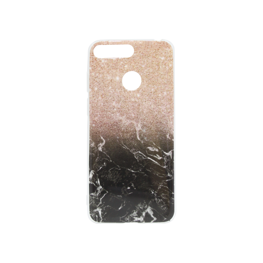 Huawei Y6 (2018) - Gumiran ovitek (TPUP) - Marble 1