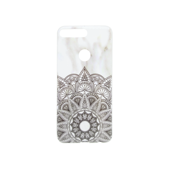 Huawei Y7 Prime (2018) - Gumiran ovitek (TPUP) - Marble 3