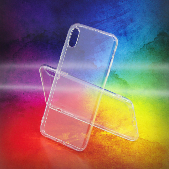 Apple iPhone XS Max - Gumiran ovitek (TPUA) - prosojen