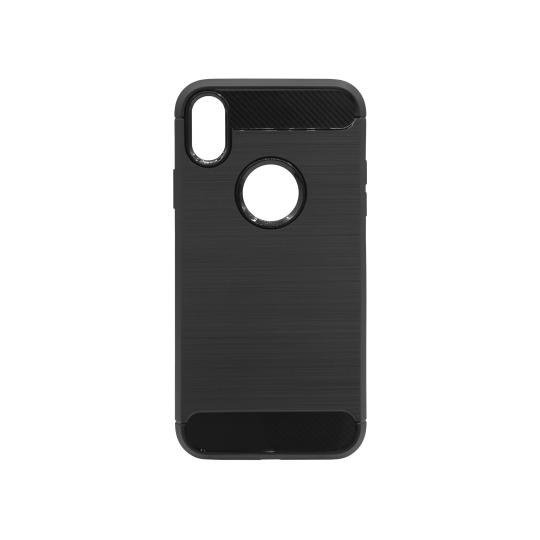 Apple iPhone XR - Gumiran ovitek (TPU) - črn A-Type