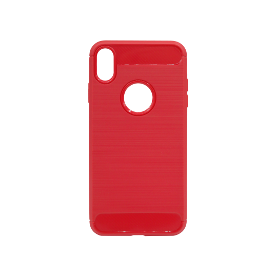 Apple iPhone XS Max - Gumiran ovitek (TPU) - rdeč A-Type