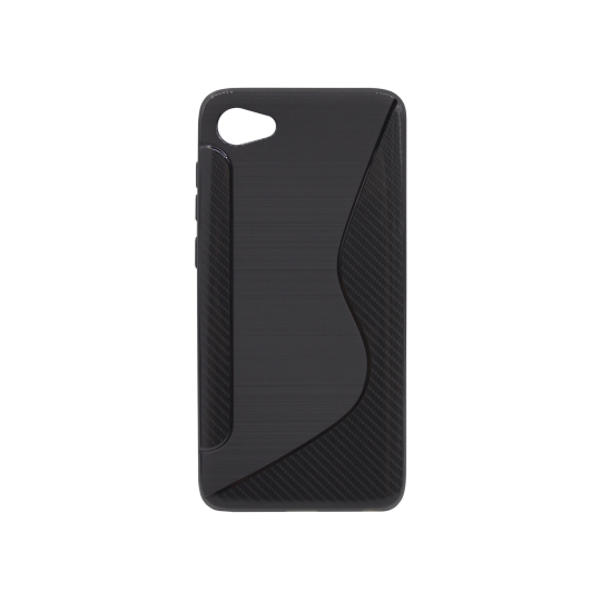 HTC Desire 12 - Gumiran ovitek (TPU) - črn CS-Type