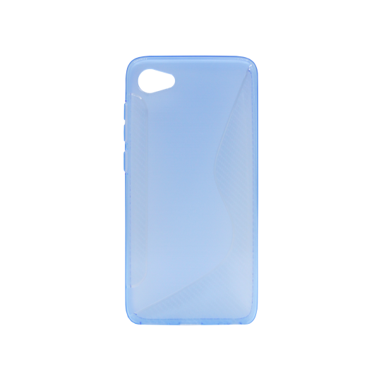 HTC Desire 12 - Gumiran ovitek (TPU) - modro-prosojen CS-Type