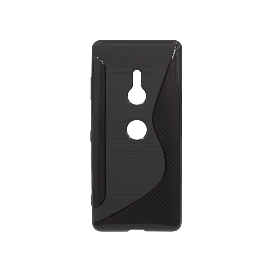 Sonx Xperia XZ3 - Gumiran ovitek (TPU) - črn CS-Type