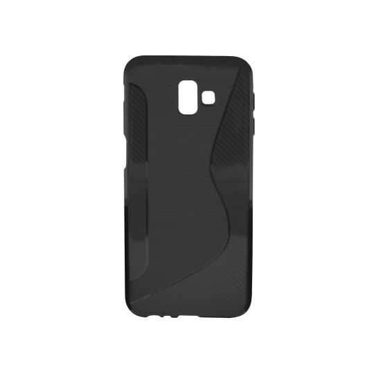 Samsung Galaxy J6+ (2018) - Gumiran ovitek (TPU) - črn CS-Type