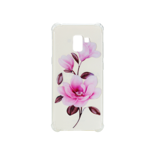 Samsung Galaxy A8 (2018) - Gumiran ovitek (TPUP) - Blossom