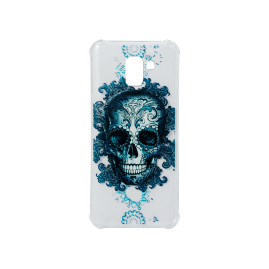 Samsung Galaxy J6 (2018) - Gumiran ovitek (TPUP) - Skull