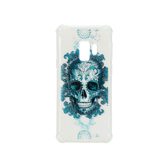 Samsung Galaxy S9 - Gumiran ovitek (TPUP) - Skull
