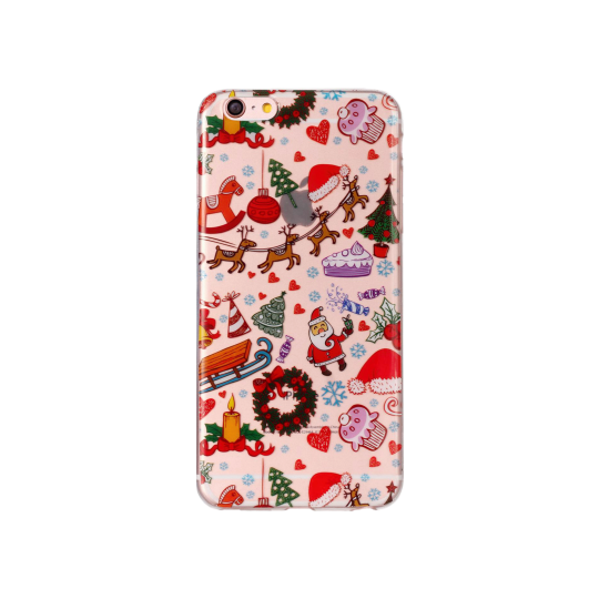 Apple iPhone 6/6s - Gumiran ovitek (TPUP) - Christmas