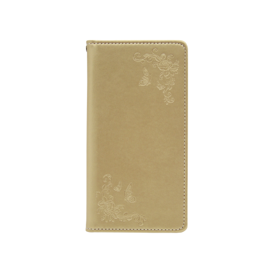 Huawei Mate 20 Pro - Preklopna torbica (WLGO-Butterfly) - zlata