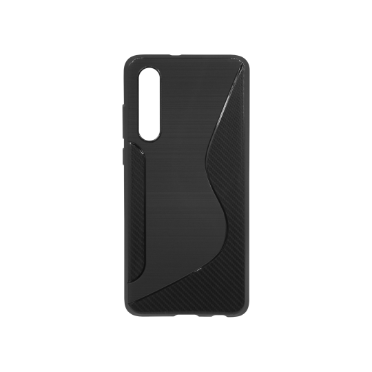 Huawei P30 - Gumiran ovitek (TPU) - črn CS-Type