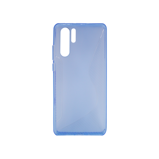 Huawei P30 Pro - Gumiran ovitek (TPU) - modro-prosojen CS-Type