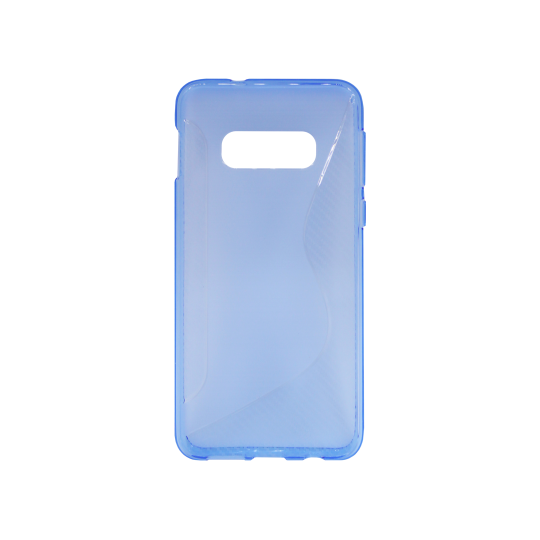 Samsung Galaxy S10e - Gumiran ovitek (TPU) - modro-prosojen CS-Type