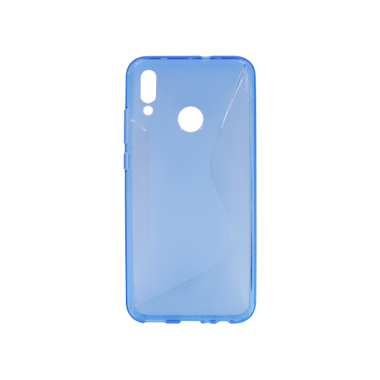 Huawei P Smart (2019)/Honor 10 Lite - Gumiran ovitek (TPU) - modro-prosojen CS-Type