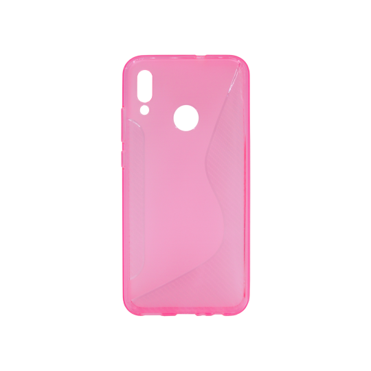Huawei P Smart (2019)/Honor 10 Lite - Gumiran ovitek (TPU) - roza-prosojen CS-Type