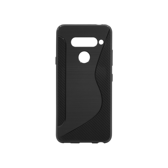 LG V40 ThinQ - Gumiran ovitek (TPU) - črn CS-Type