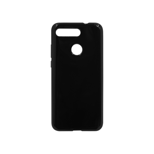 Huawei Honor View 20 - Gumiran ovitek (TPU) - črn svetleč