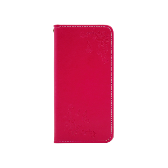 Huawei P30 - Preklopna torbica (WLGO-Butterfly) - rdeča