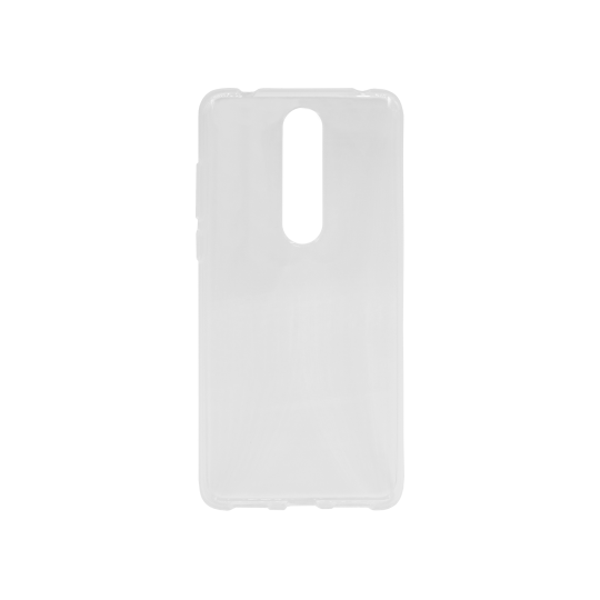 Nokia 3.1 Plus - Gumiran ovitek (TPU) - prosojen svetleč