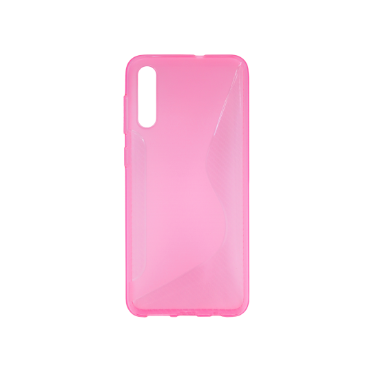 Samsung Galaxy A50/A30s/A50s - Gumiran ovitek (TPU) - roza-prosojen CS-Type