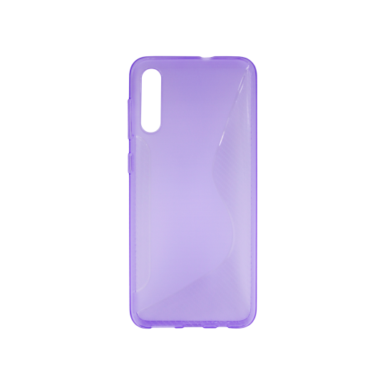 Samsung Galaxy A50/A30s/A50s - Gumiran ovitek (TPU) - vijolično-prosojen CS-Type