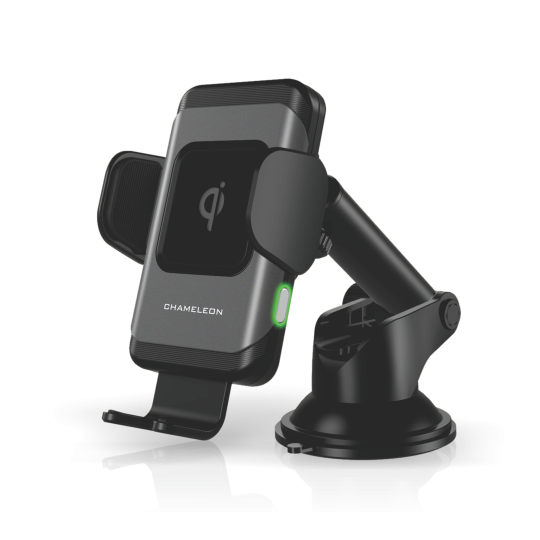 Brezžični polnilec 15W in avto nosilec za telefon - 2v1