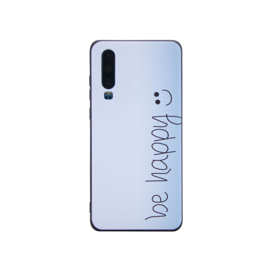 Huawei P30 - Gumiran ovitek (TPUP) - Be Happy