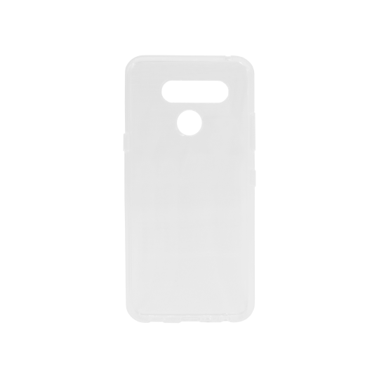 LG Q60 - Gumiran ovitek (TPU) - prosojen svetleč