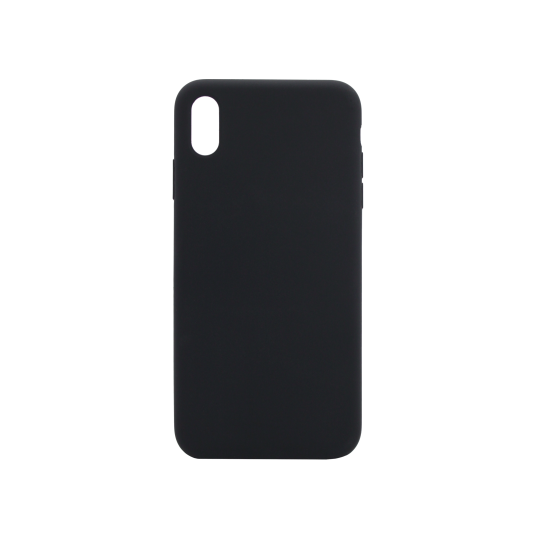 Apple iPhone XS Max - Silikonski ovitek (liquid silicone) - Soft - Black