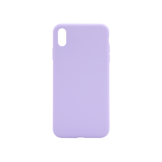 Apple iPhone XS Max - Silikonski ovitek (liquid silicone) - Soft - Lilac Purple
