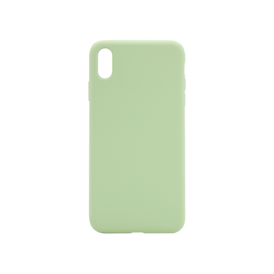 Apple iPhone XS Max - Silikonski ovitek (liquid silicone) - Soft - Mint Green