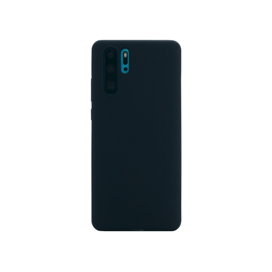 Huawei P30 Pro - Silikonski ovitek (liquid silicone) - Soft - Black