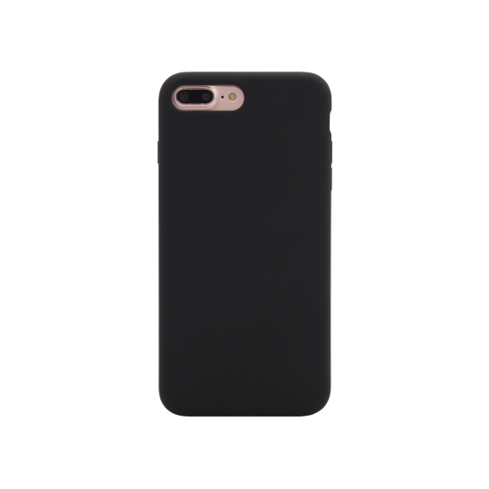 Apple iPhone 7 Plus / 8 Plus - Silikonski ovitek (liquid silicone) - Soft - Black