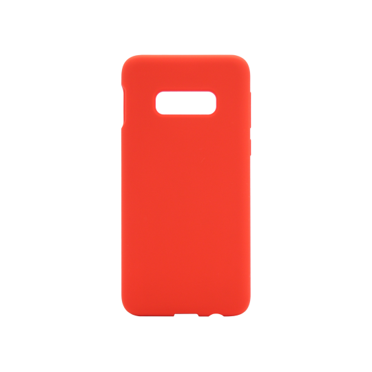 Samsung Galaxy S10e - Silikonski ovitek (liquid silicone) - Soft - Red