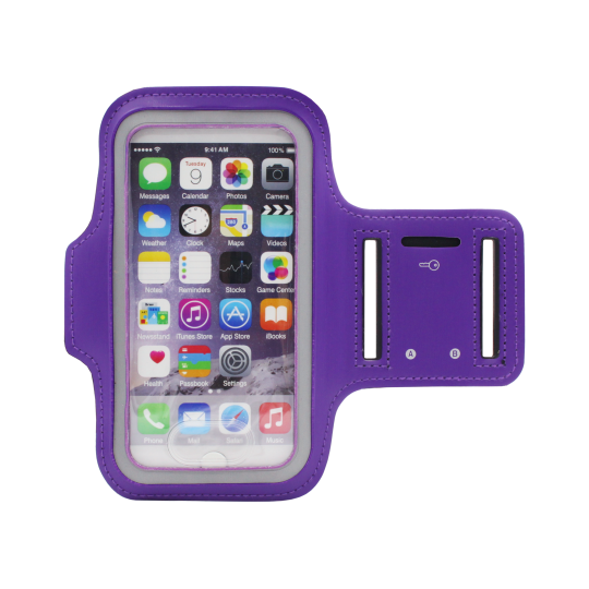 Športna torbica za na roko (158 x 78 mm) - vijolična