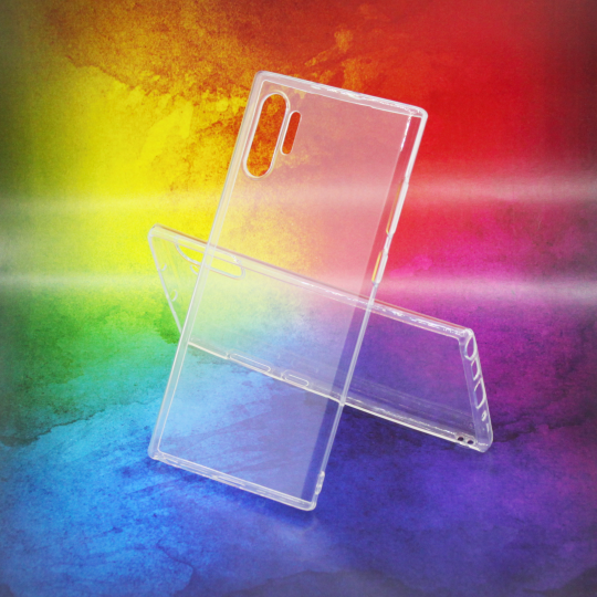 Samsung Galaxy Note 10+ - Gumiran ovitek (TPUA) - prosojen
