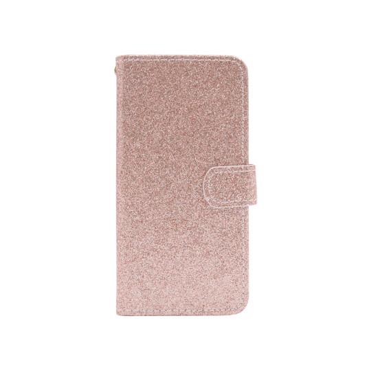 Apple iPhone X/XS - Preklopna torbica (WLGB) - roza zlata